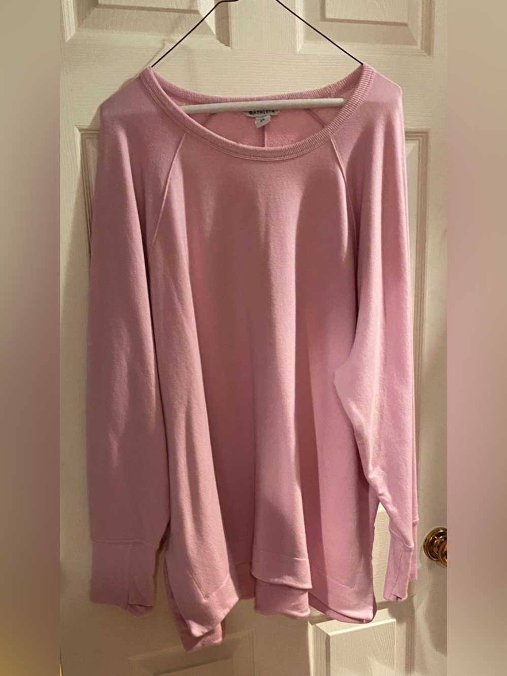 Athleta Light Pink Crewneck Sweater